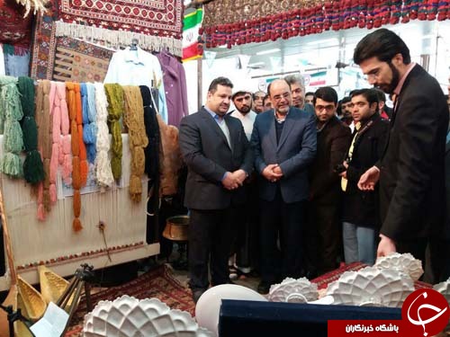 گشایش نمایشگاه دستاوردهای ادارات شهرستان سرخس+تصاویر