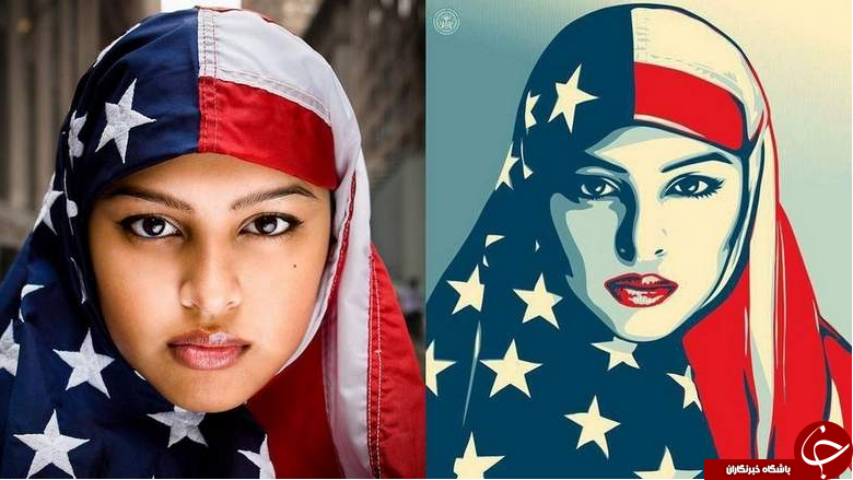 زنی که نماد مبارزه با تصمیم نژادپرستانه ترامپ شد+تصاویر