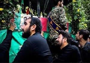 تشییع پیکر 6شهید مدافع حرم در قم