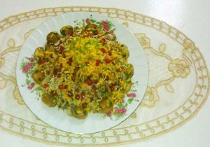 با «انار پلو» فشار خون را درمان کنید +طرز تهیه