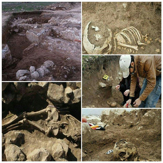 کشف اجساد 1800 ساله در لرستان+تصاویر