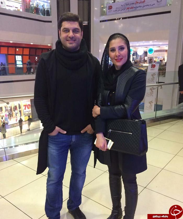 سام درخشانی و همسرش در اکران فیلم خوب ،بد،جلف!+عکس