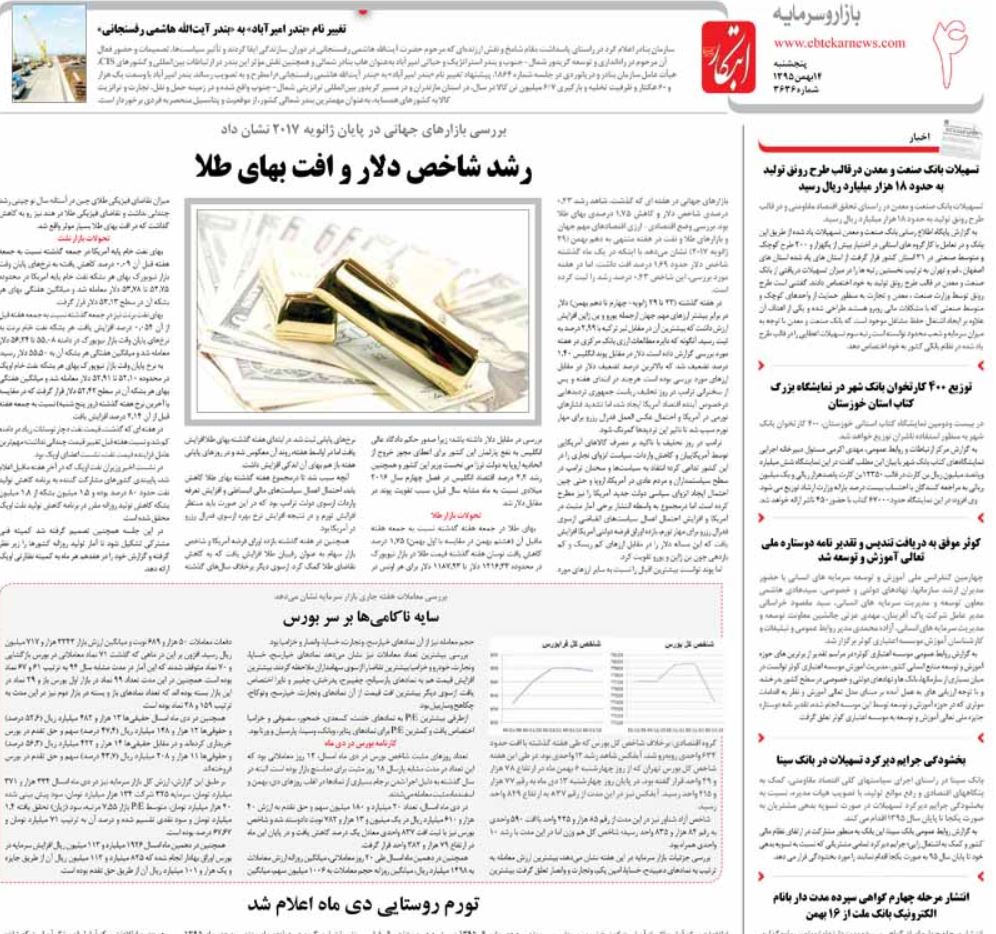 تولید و عرضه ٣ مدل  هیوندا در سال ٢٠١٧/ معامله برد &ndash; برد در بازار مال/ مبلغ کل بدهی دولت 260 هزار میلیارد تومان است /سبد معیشت در بلاتکلیفی!