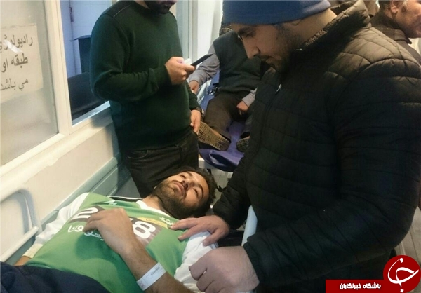 خطر از بیخ گوش مدافع ماشین سازى گذشت+عکس