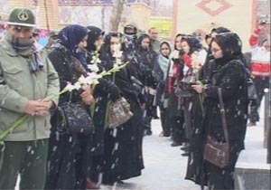 گلباران مزار شهدا