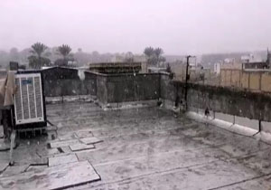 اولین برف زمستانی در &laquo;جهرم&raquo; + فیلم