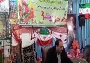 مراسم باشکوه دعای ندبه و مولودی&zwnj;خوانی در گل&zwnj;دشت + فیلم