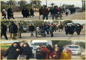پیاده روی در صبحی با نشاط همراه با خانواده