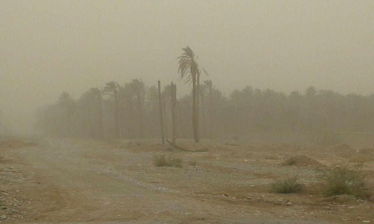 کاهش دید براثر ریزگردها در شهداد
