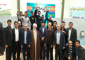 بهنمیر قهرمان مسابقات کشتی گرامیداشت دهه فجر