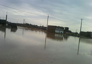 سیل در روستای &laquo;تکل حسن &raquo; + تصاویر