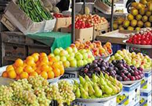 قیمت میوه و تره بار در بازار بجنورد
