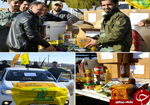 نصرالله برای رزمندگان &laquo;النجباء&raquo; در حلب آذوقه فرستاد +عکس