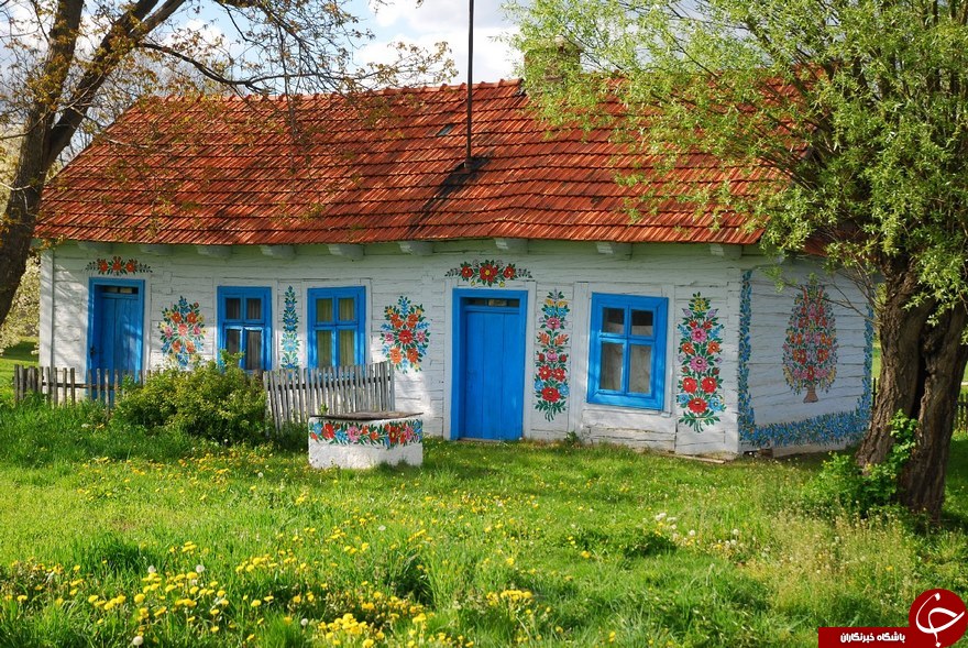 تصاویری شگفت انگیز از یک روستای گل گلی