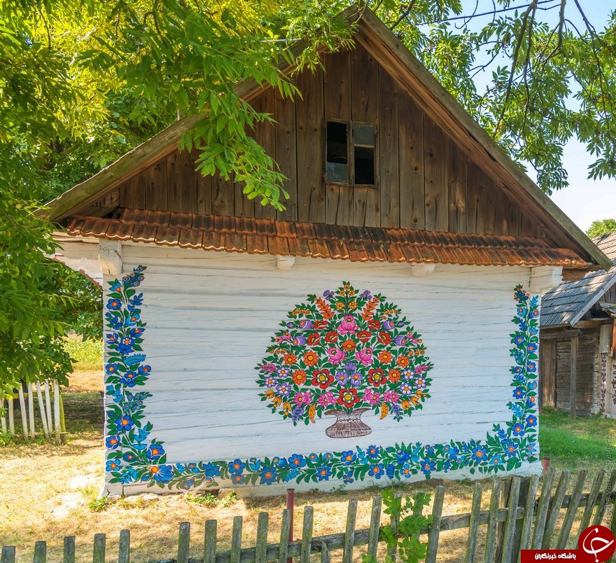 تصاویری شگفت انگیز از یک روستای گل گلی