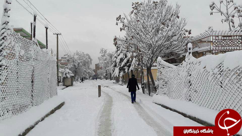تصاویری زیبا از برف در افغانستان