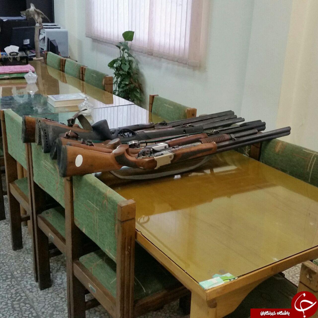 شکارچیان متخلف در دام قانون