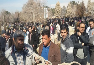 بازیگر "درپناه تو" در قطعه هنرمندان آرام گرفت + فیلم و تصاویر