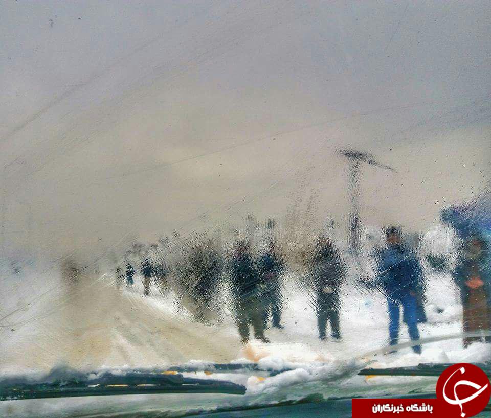 نمای شگفت انگیز از برف زمستانی در کابل