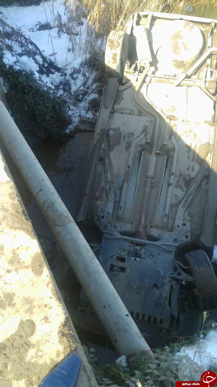 سقوط پژو در دره چهل پله! + تصاویر