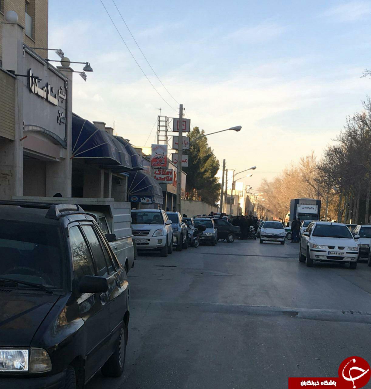 سرقت مسلحانه از بانک مسکن اصفهان + تصاویر