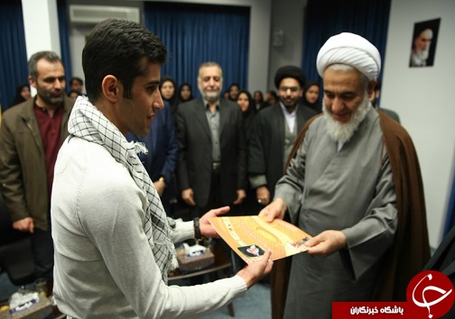 تجلیل امام جمعه از ملی پوش کاراته استان