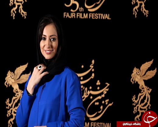 نفیسه روشن با ظاهری متفاوت در کاخ رسانه های جشنواره فیلم فجر +عکس