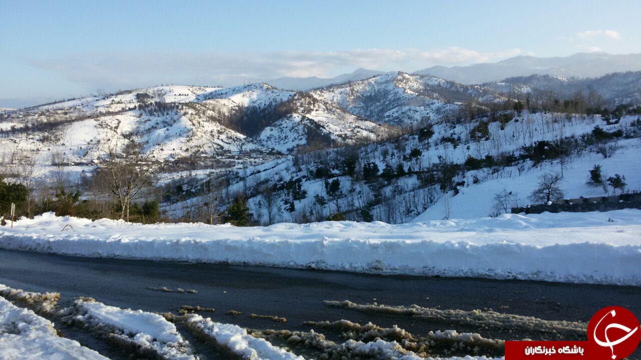 مناظر زمستانی زیبا در روستای &laquo;شکرکش&raquo; + تصاویر