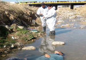کشف جسد مجهول الهویه در رودخانه