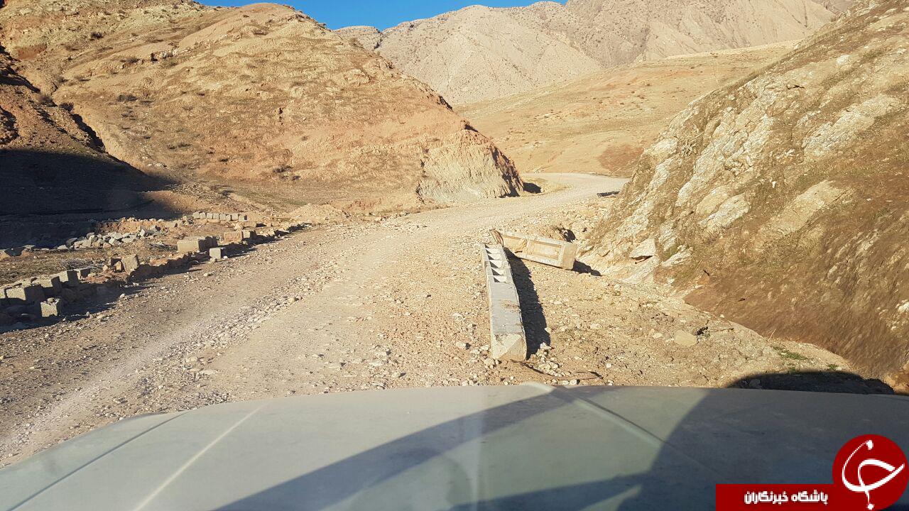 تخریب تیر های چراغ برق + تصاویر