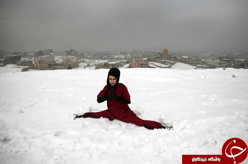 تصاویری دیدنی از مدرسه شائولین زنان افغان