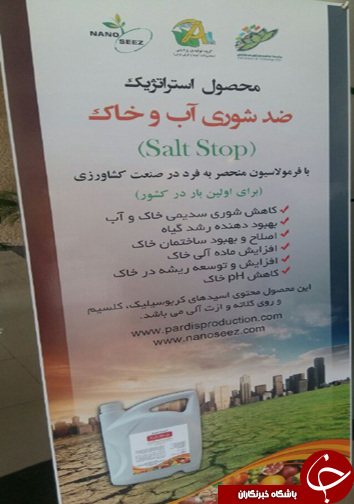 تولید محصول راهبردی ضد شوری آب و خاک برای نخستین بار در کشور