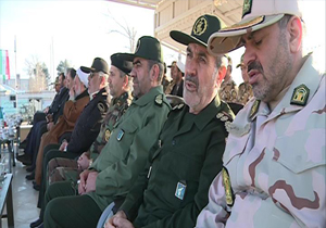 صبحگاه مشترک نیروهای مسلح خراسان شمالی