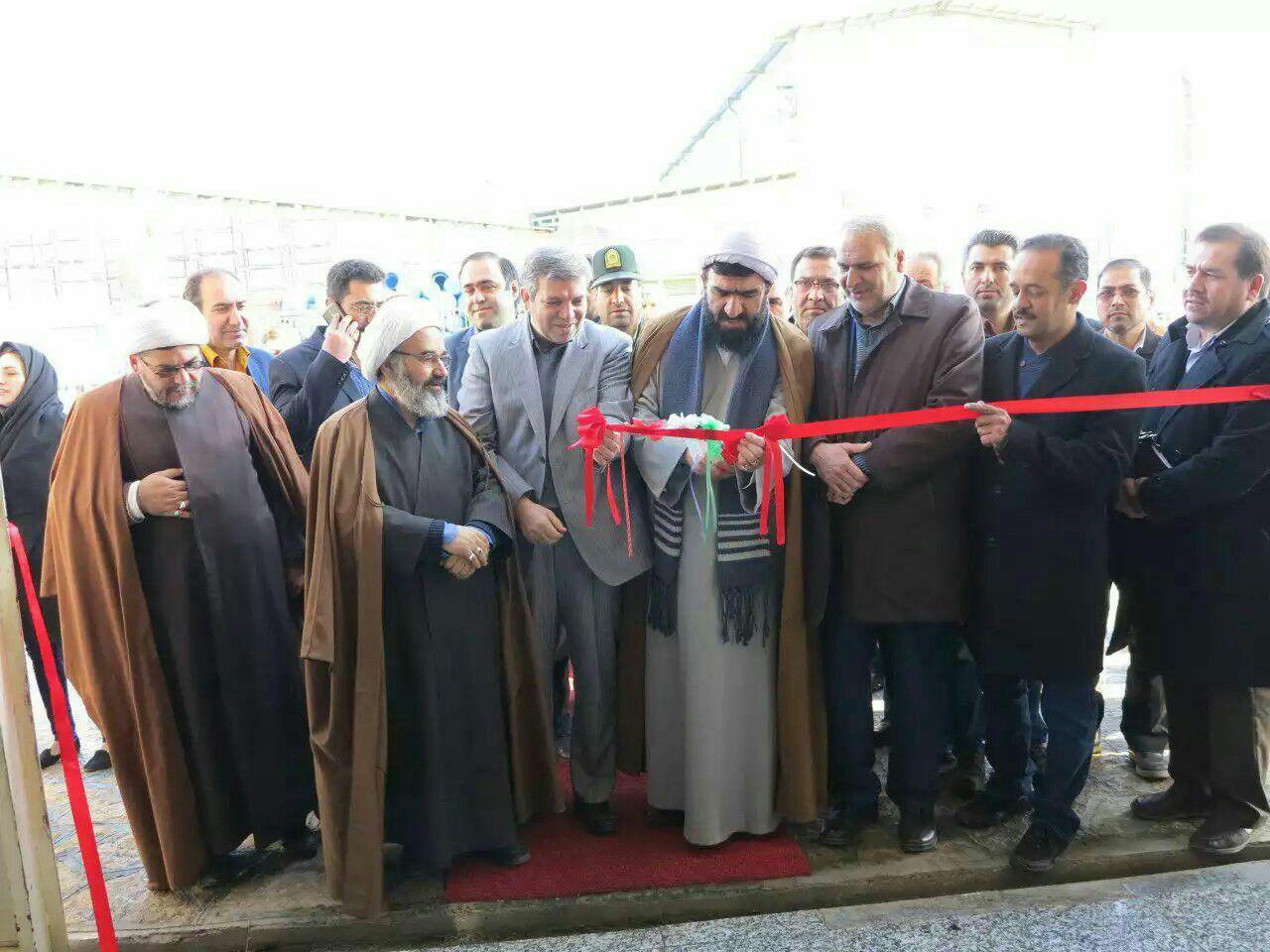 افتتاح پروژهٔ صنعتی در چناران