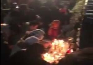 مراسم یادبود مردان آتش در زنجان + فیلم