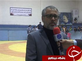 مسابقات کشوری کشتی در زاهدان