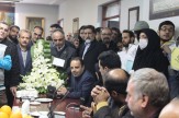ادای احترام و تسلیت اصناف مشهد به حادثه دیدگان پلاسکو