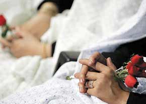 560 زوج دانشجو در بارگاه مطهر رضوی پیوند آسمانی بستند