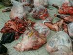 کشف گوشت قاچاق فاسد در رودسر