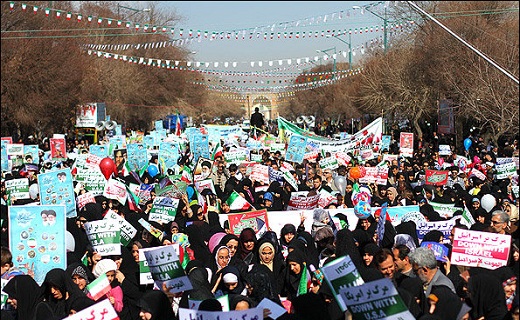 اعلام مسیر های راهپیمایی 22 بهمن در قزوین