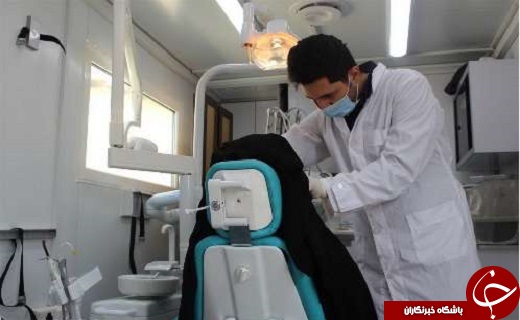 ارائه خدمات درمانی رایگان نیروی هوایی ارتش  درکنارک + تصاویر