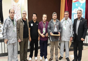 مقام سوم تیراندازی دانشگاه علوم پزشکی استان