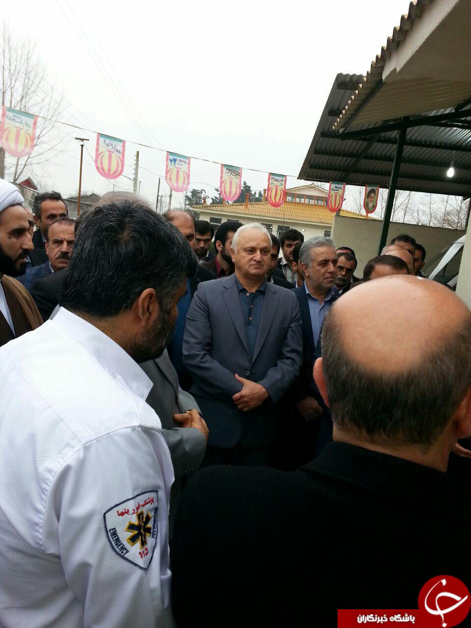 بهره برداری از پایگاه اورژانس در مازندران+ تصاویر