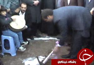 کلنگ زنی زورخانه در دانسفهان