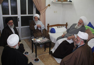 عیادت نماینده ولی فقیه در مازندران از آیت الله نظری