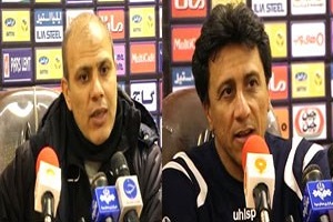 نشست خبری مربیان پس از بازی صبا - سیاه جامگان + فیلم