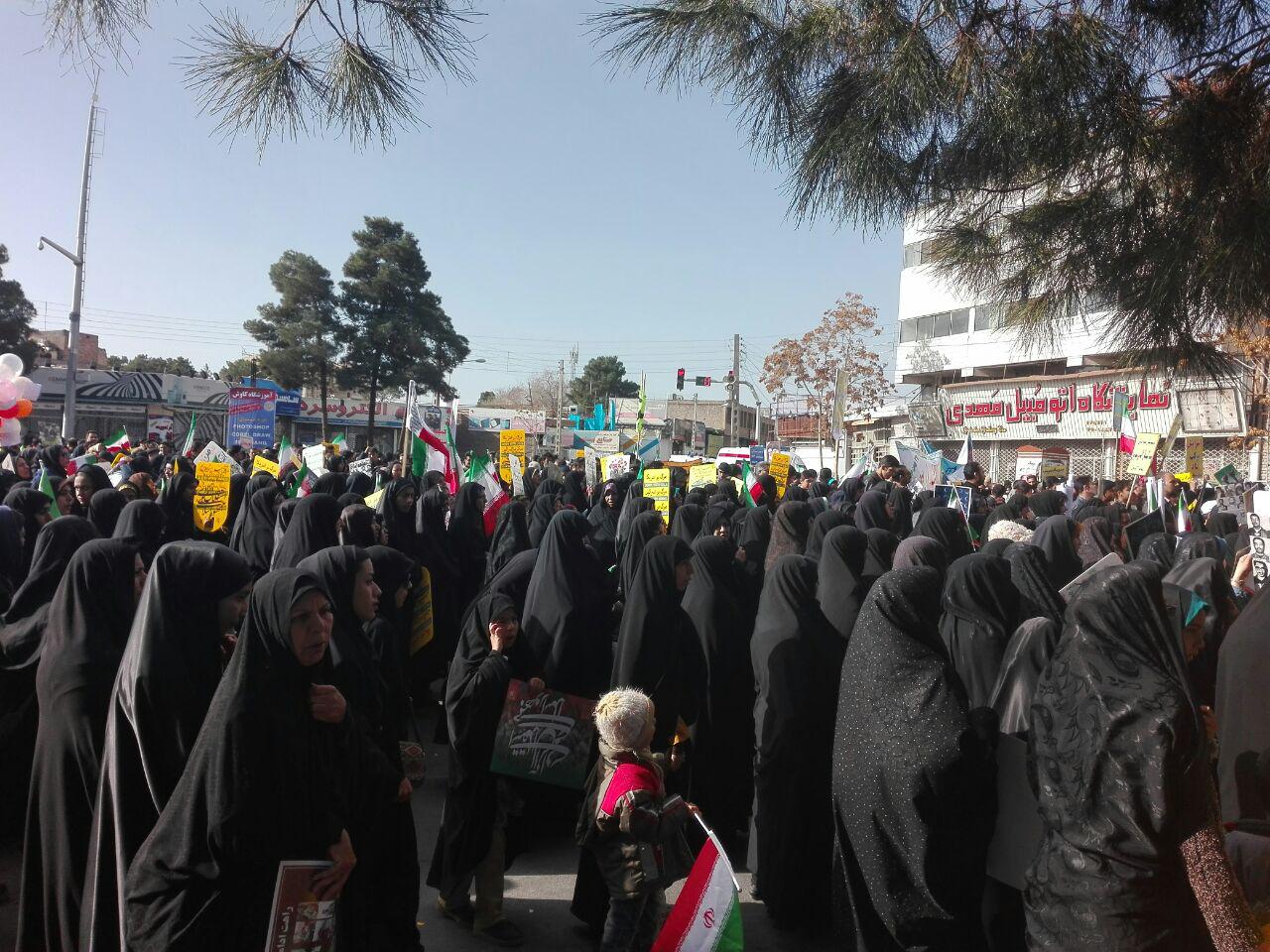 طنین فریاد الله اکبر در کرمان