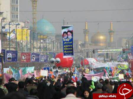 آغاز راهپیمایی یوم الله ۲۲بهمن در مشهد