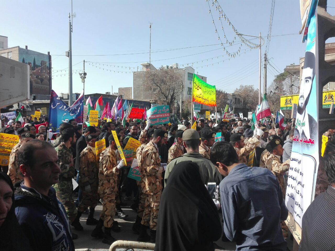 کرمان غرق شور و حماسه+ تصاویر