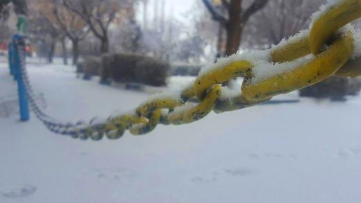تصاویرصبح برفی در زنجان